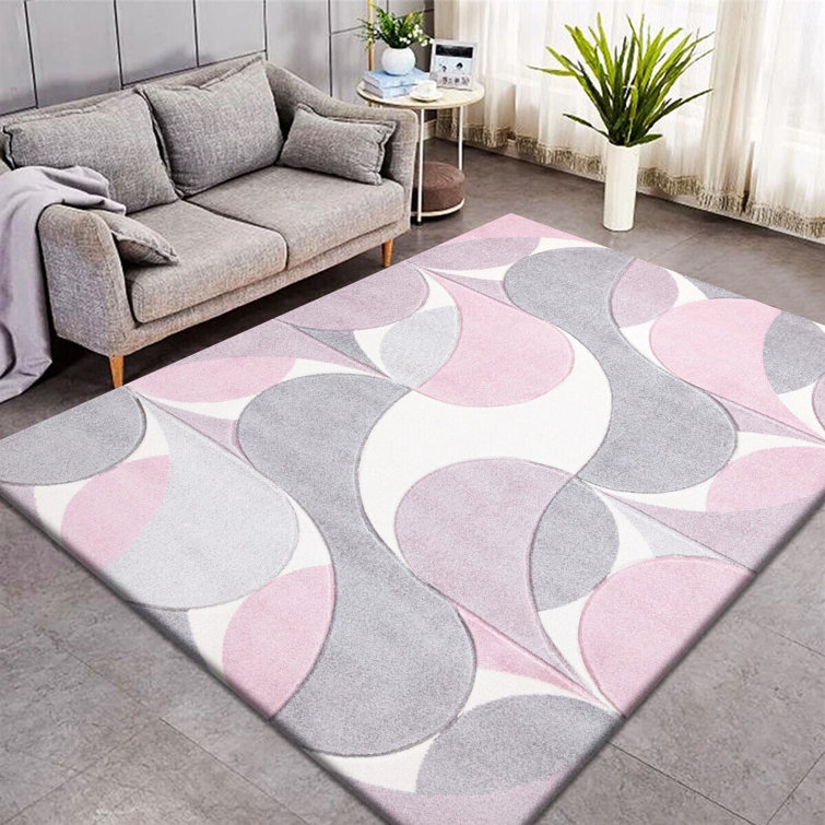 Stylish Home Pink Rug Wayfair.co.uk